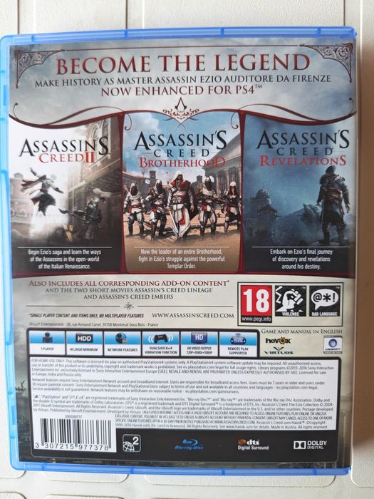 Игри PS4  Assassin's creed Ezio collection, Lego Marvel Super heroes