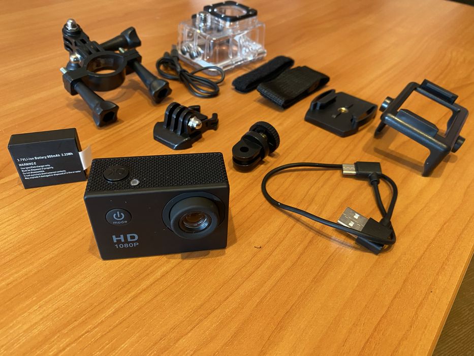 Action камера с всички приставки