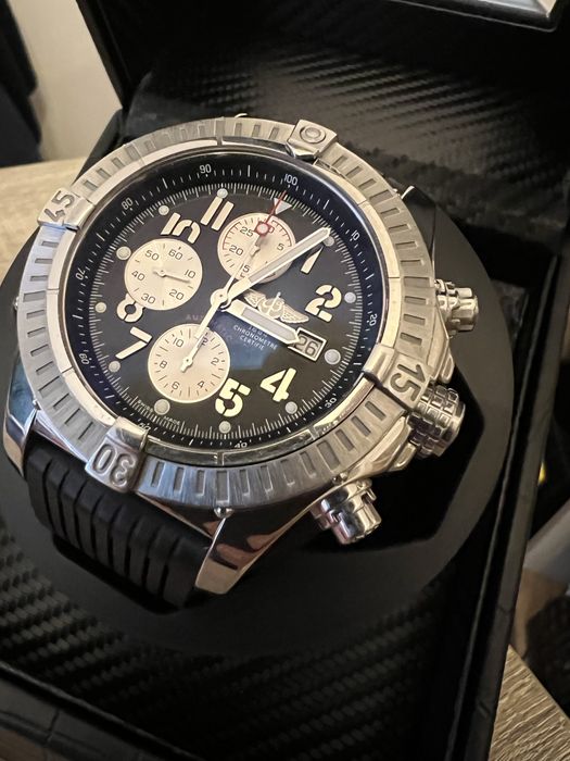 Breitling Super Avenger original cutie/acte