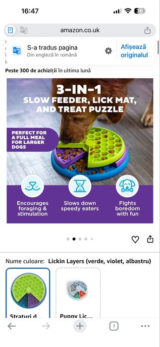 Hrănitoare puzzle pentru câini și distribuitor de recompense