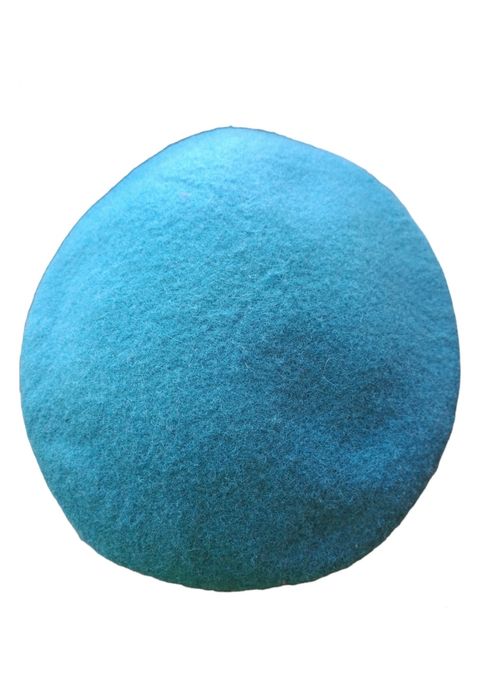 Берет школьный голубой