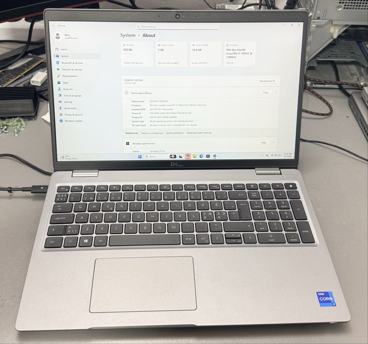 DELL Latitude i7 32GB 1TB ssd