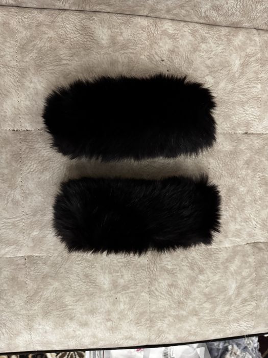 Новые нарукавники из меха натуральный песец