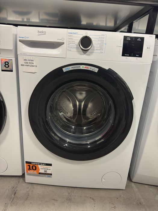 Mașină de spălat rufe 9kg Beko BM14WFU39410 – bPRO 500, factura si garantie 12 luni