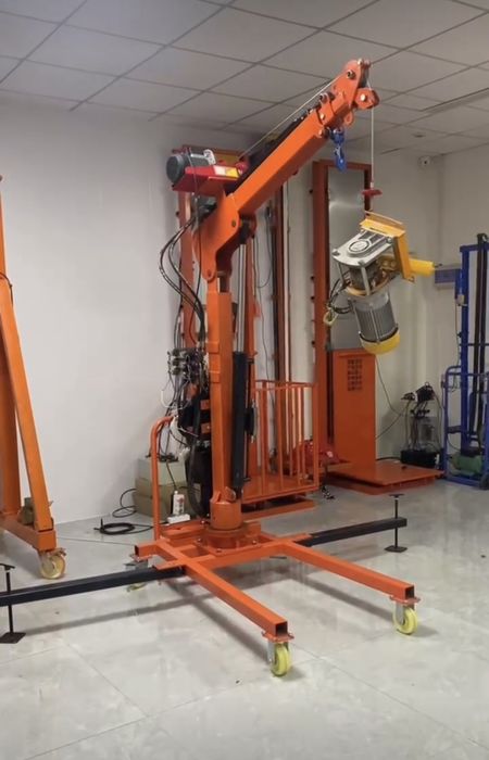 КРАН НА КОЛИЧКА  с дистанционно управление