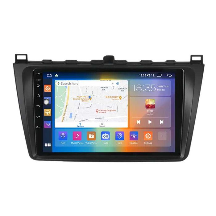 NAVIGATIE Android 14 Mazda 6 2008 - 2013 1/8 Gb Waze CarPlay + CAMERA