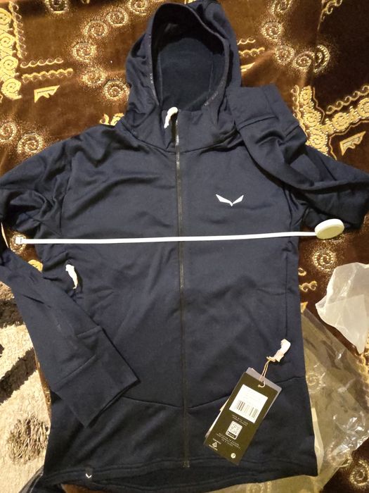 Bluza Fleece trekking barbati Salewa Puez Polarlite HD-Bleumarin cu et