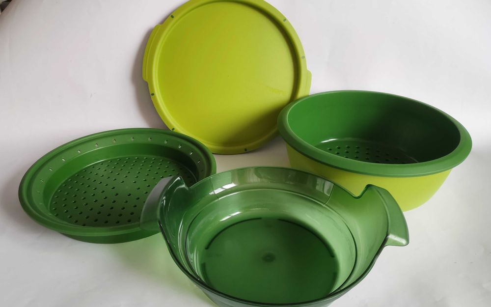 Tupperware комплект съдове за  готвене на пара в микровълнова