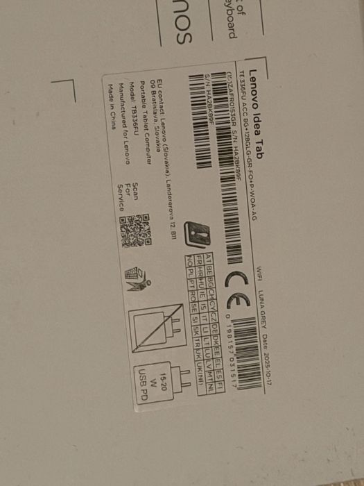 Чисто нов таблет Lenovo idea tab +писалка и кейс