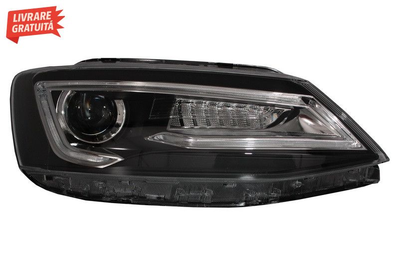 Faruri LED DRL VW Jetta Mk6 VI Non GLI (2011-2017) Semnal Dinamic Secv