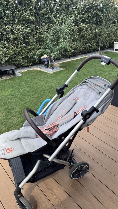 Cărucior Cybex Eezy S Twist+2, șezut rotativ 360°, pliabil, gri