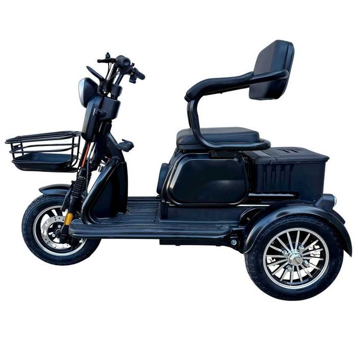 Tricicleta Electrica Triciclu Fara permis CIV RAR inclus 2 Locuri Baterie 20Ah Viteza maxima 25km/h