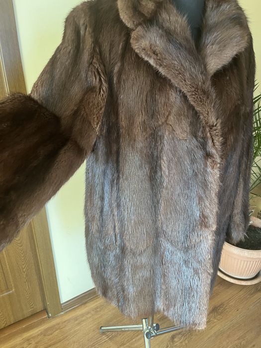 Haina de blana naturala de nurca vizon impecabila