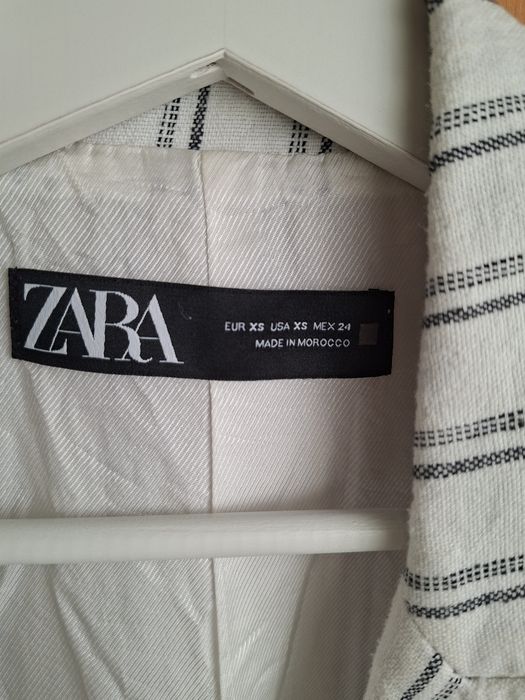 ZARA Ленено сако XS