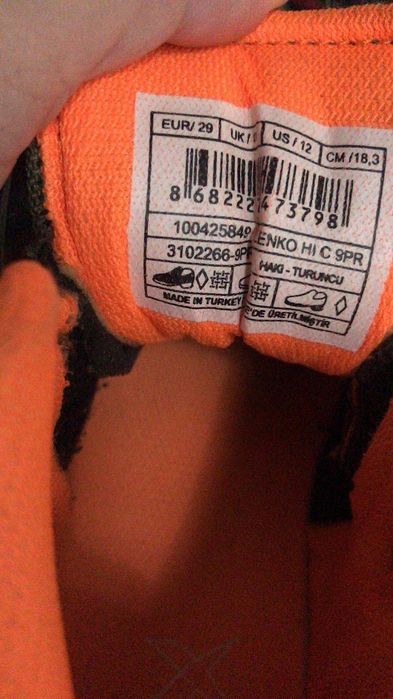 Фирменный ботинки. Kinetix Турция