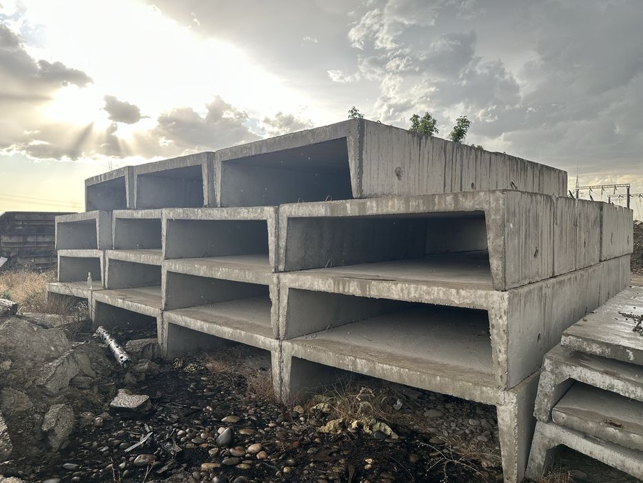 Бетонный лоток для теплотрассы Л23