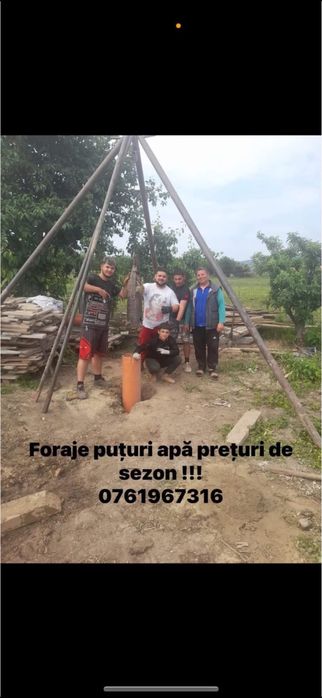 Foraje puțuri apă