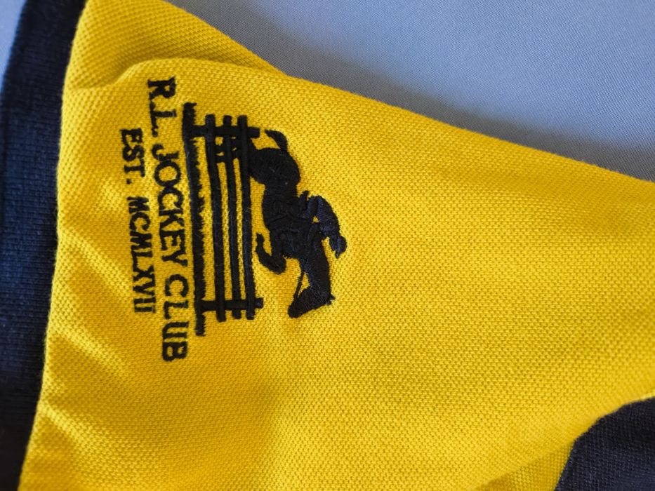 Оригинална мъжка тениска Polo Ralph Lauren размер L custom fit