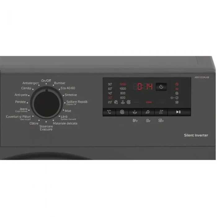 Нова инверторна пералня Arctic 9 кг антрацит