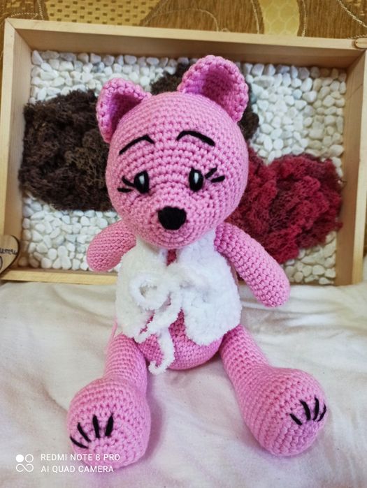 Плетен мечок на една игла