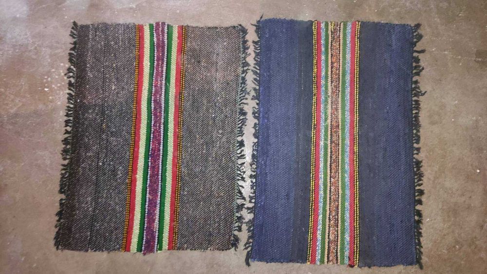 Автентични битови ръчно тъкани старинни български черги