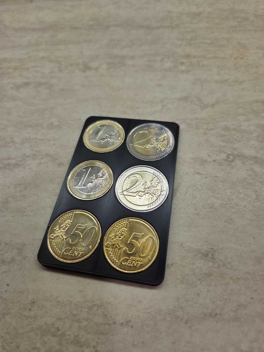 Emergency wallet Card-карта за евро монети