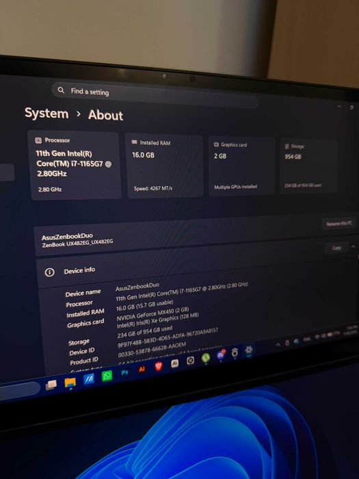Laptop ASUS ZenBook Duo 14