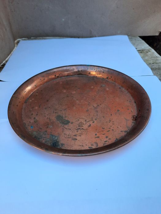 Tavă  din cupru cu dimensiuni  in poze