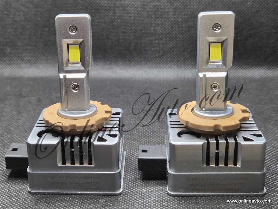 D1S Крушки LED 70W 9000Lm+300% Plug&Play 6000k Canbus Д1С Бели Лед 85V