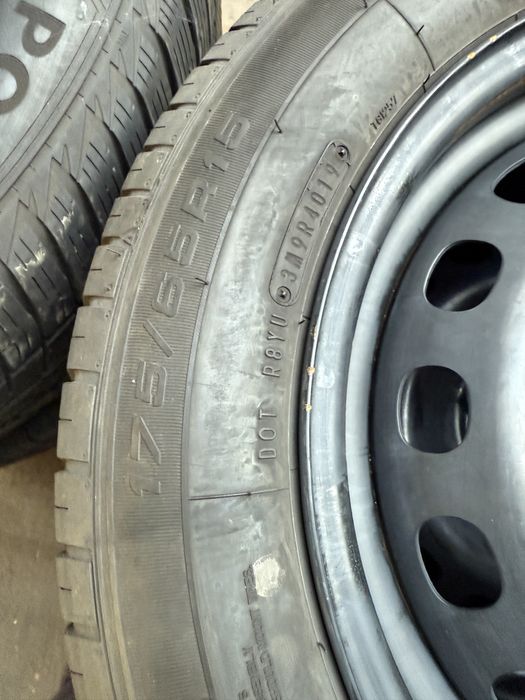 Jante tabla Fiat PANDA 4X4 cu anvelope vara Fulda 175/65 R15