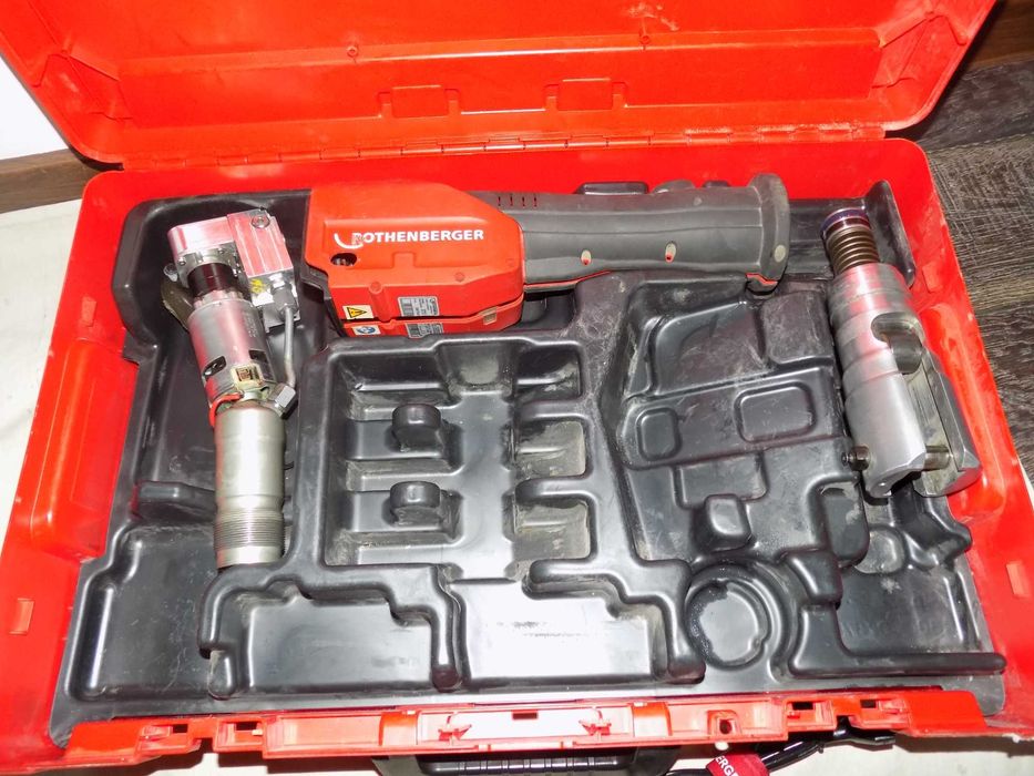 Presa de  sertizat  REMS  12V Ni Cd  /  14,4V Li-Ion  , Rotenberger Romax 3000  18V Li-Ion