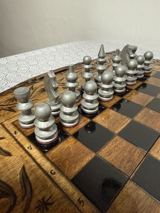 Нарды-шахматы ручной работы