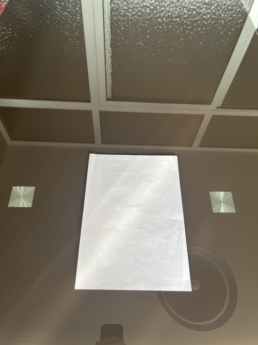 Стъклена трапезарна маса 160/90/76 - WENGE