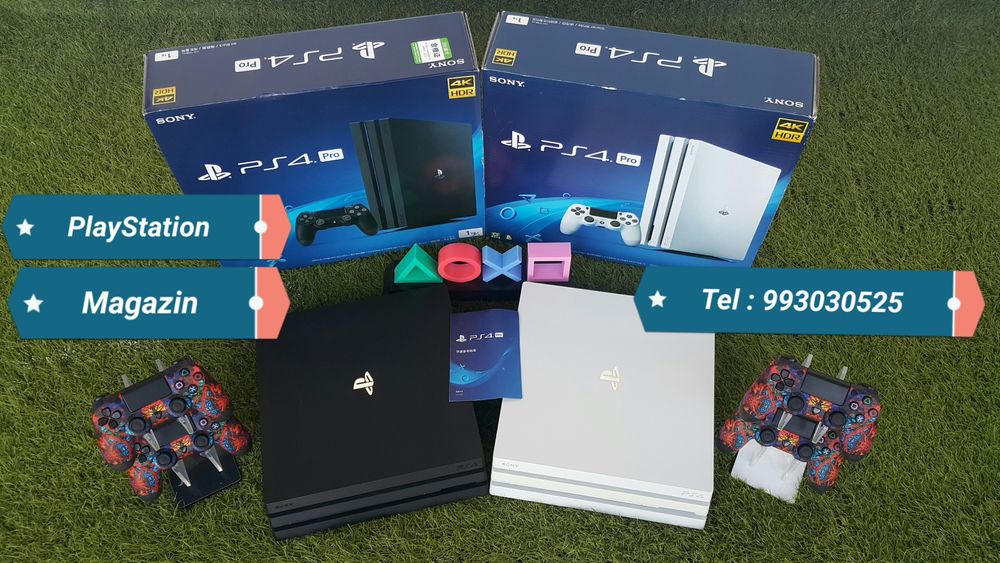 Playstation 4 PRO { 4K } HDR Bor +Joystick + Games. GARANTIYA.