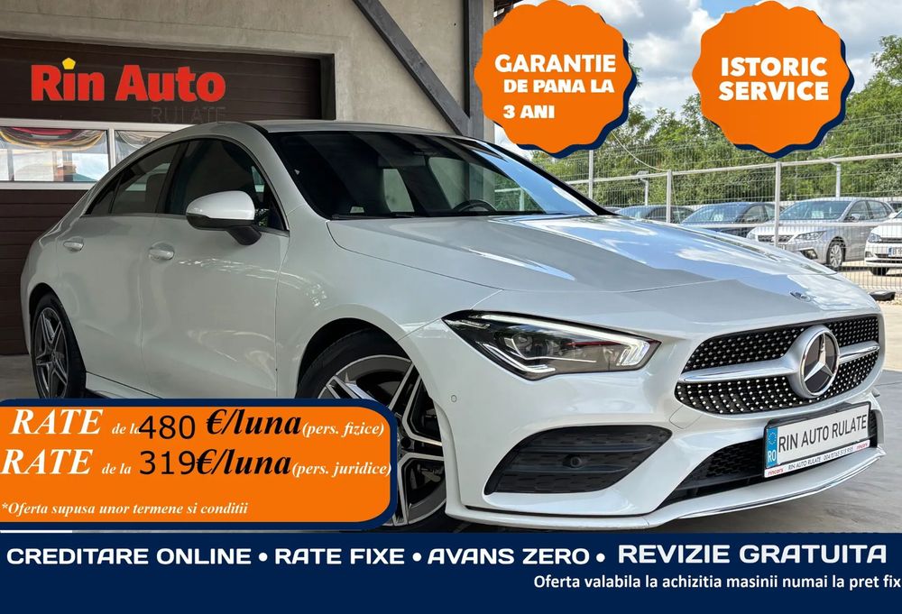 Mercedes-Benz CLA 200 AMG Pack~ Garantie-Posibilitate vanzare si RATE Credit Leasing TVA 21%