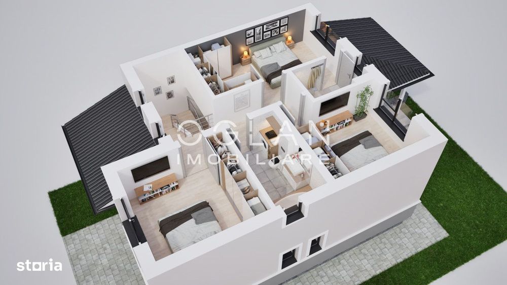 Duplex modern 5 camere – Șura Mică | Comision 0%