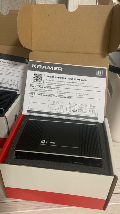 HDMI extender HDMI transmitter / receiver HDMI over LAN Kramer TP-583T