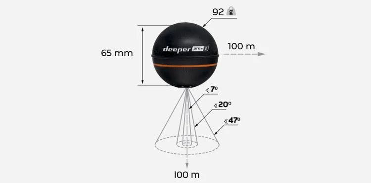 Эхолот Deeper Smart Sonar Pro +2