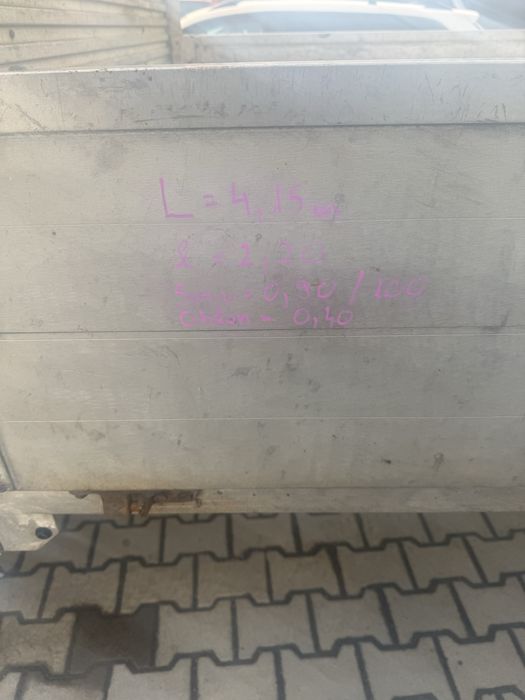 Bena sprinter pe 3 parti fixa nu basculabila