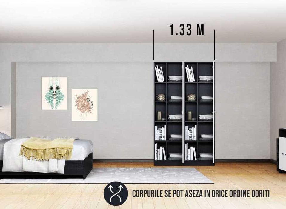 Dressing 1.33m / Dulap Dormitor Mario