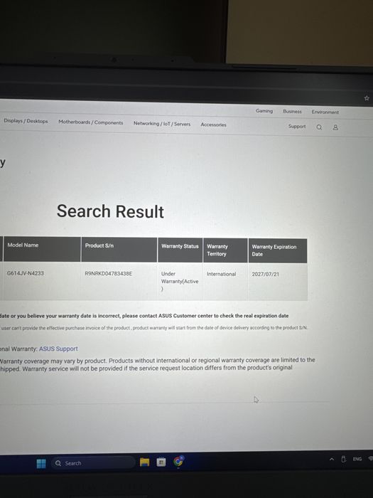 ASUS ROG strix G614JV-i9-13980HX, RTX 4060 cu garantie pana in 07/2027