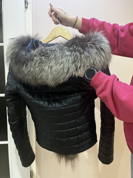 Дамско яке от естествена кожа