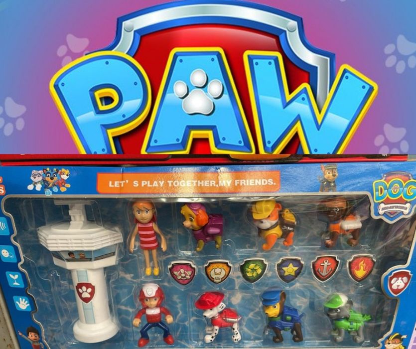 Комплект фигурки "Пес Патрул" с кула – Героите на Paw Patrol са тук