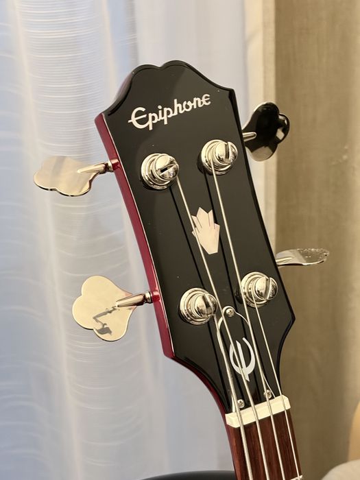 chitara bass Epiphone EB-0, cherry, short scale