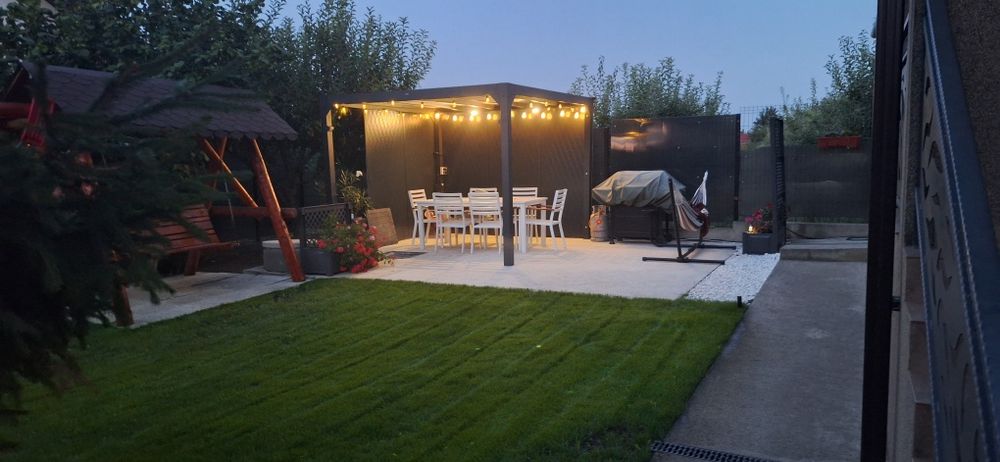 Pergolă terasa 3x3 aluminiu