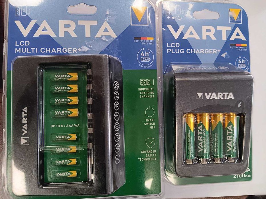 зарядно за акумулаторни батерии Varta, 2модела, Германия