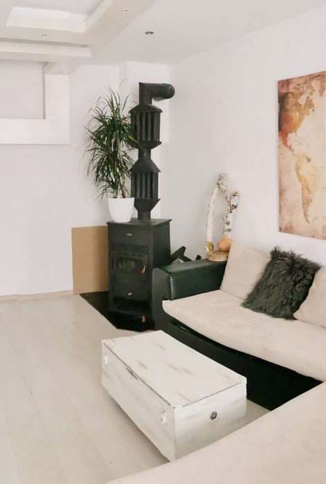 Камина Prity  с водна  риза + водна помпа и радиатори за дърва и въгли