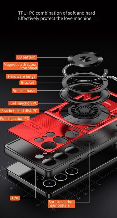 Samsung Galaxy S26 Ultra S26+ / RUGGED MAGSAFE Удароустойчив кейс