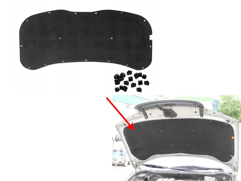 Изолация за преден капак на VW Polo 9N (2001-2009)