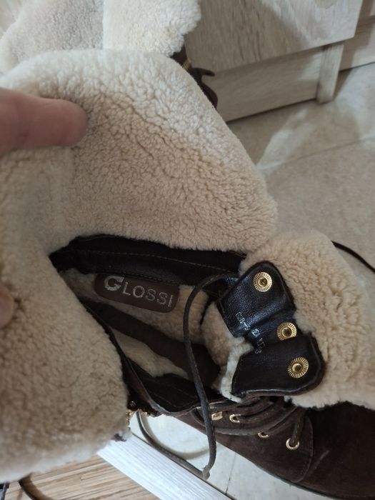 Ботинки зимние натуралка